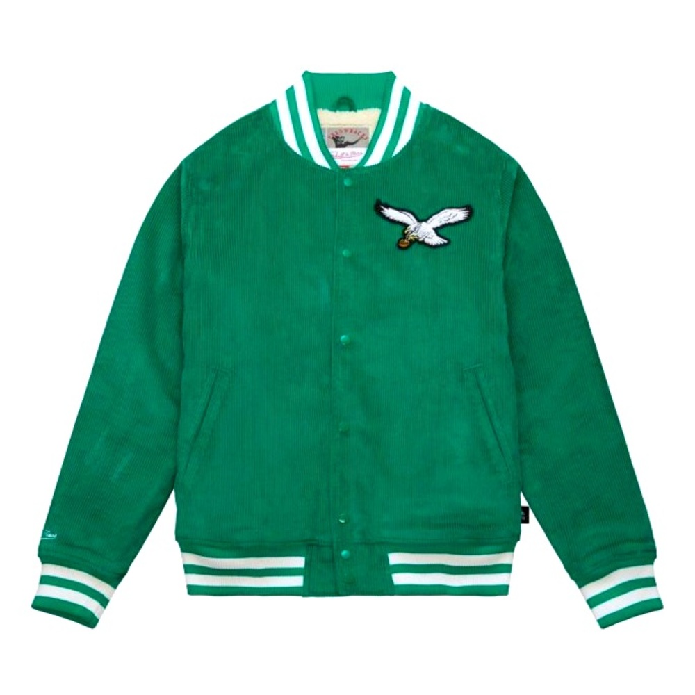 Philadelphia Eagles Mitchell & Ness Throwbacks Varsity Jacket